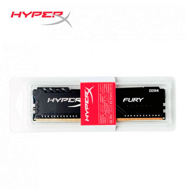 HYPERX - Memoria Ram Kingston Hyperx Fury 8gb Ddr4 3200mhz Negro