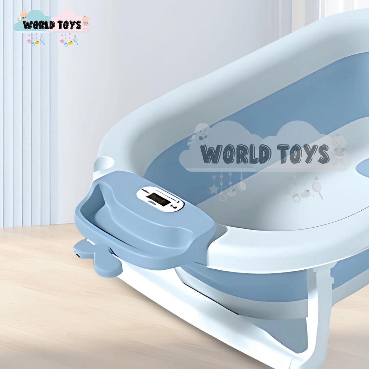 BABY - Bañera Plegable para Bebés «WALY MAUI» Blue