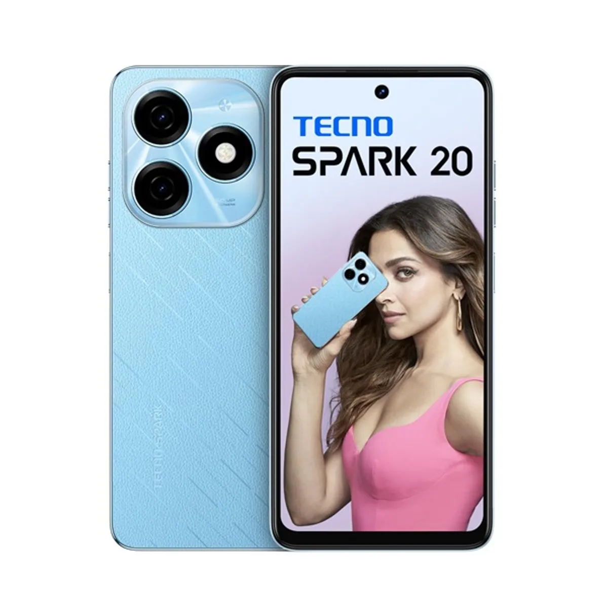 TECNO MOBILE - SMARTPHONE TECNO MOBILE SPARK 20 KJ5 256GB ROM+ 16GB RAM EXTENDIDA (8GB +8GB RAM ) MAGIC SKIN BLUE