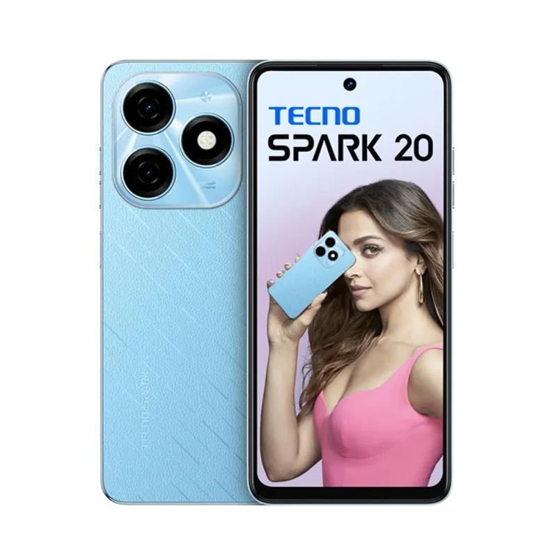 TECNO MOBILE - SMARTPHONE TECNO MOBILE SPARK 20 KJ5 256GB ROM+ 16GB RAM EXTENDIDA (8GB +8GB RAM ) MAGIC SKIN BLUE