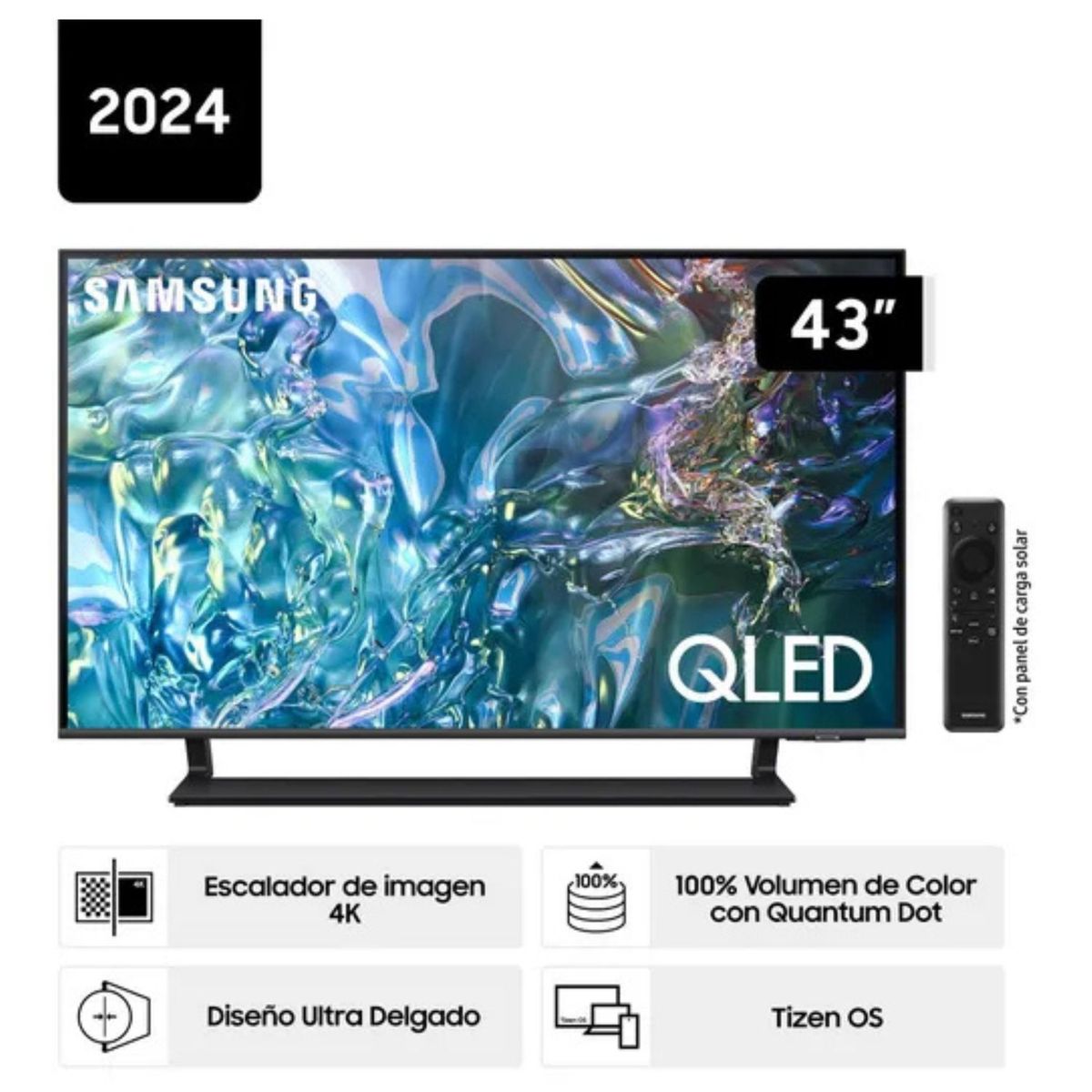 SAMSUNG - Televisor Samsung Smart QN43Q65DAGXPE TV 43 4K QLED