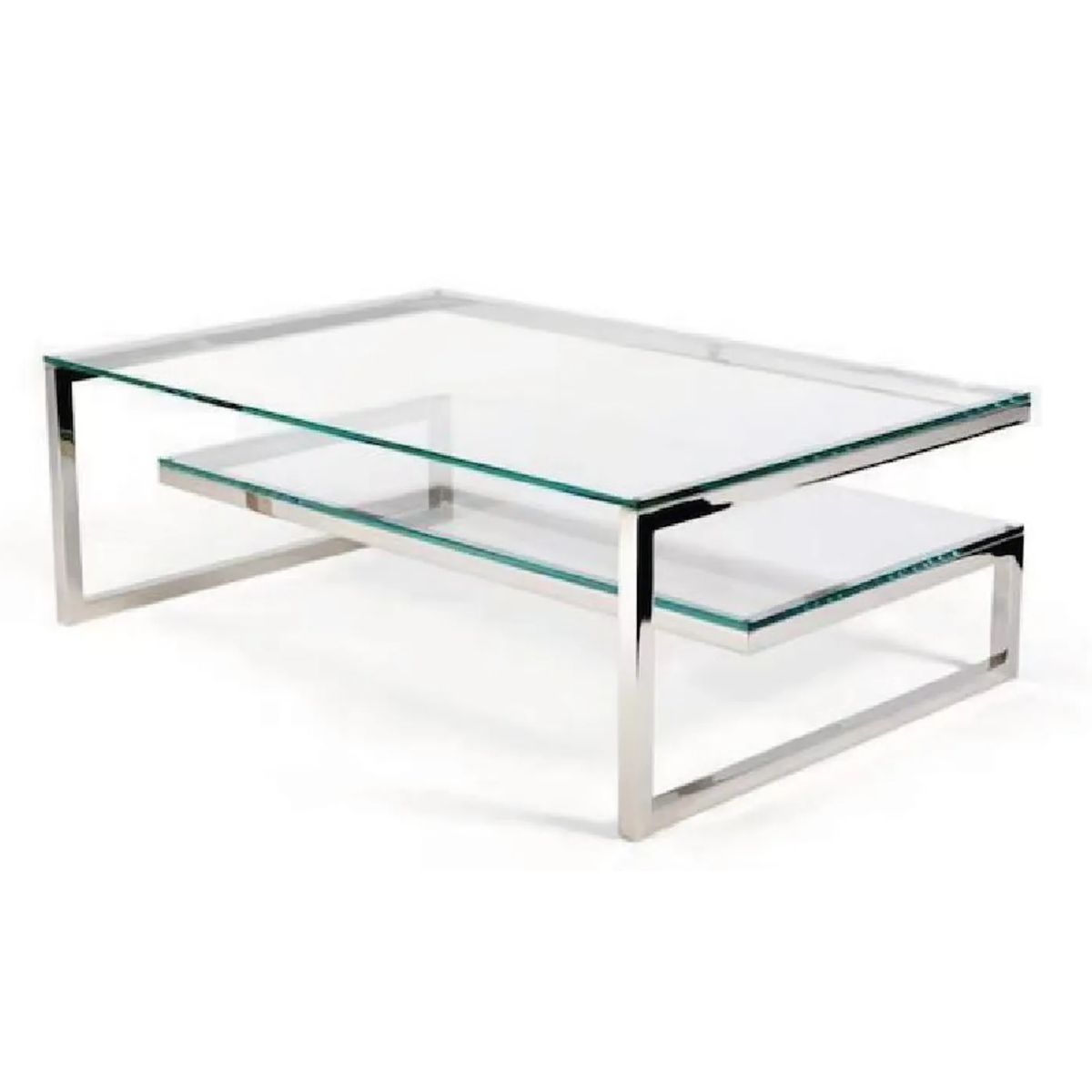 GENERICO - MESA DE CENTRO EN ACERO INOXIDABLE