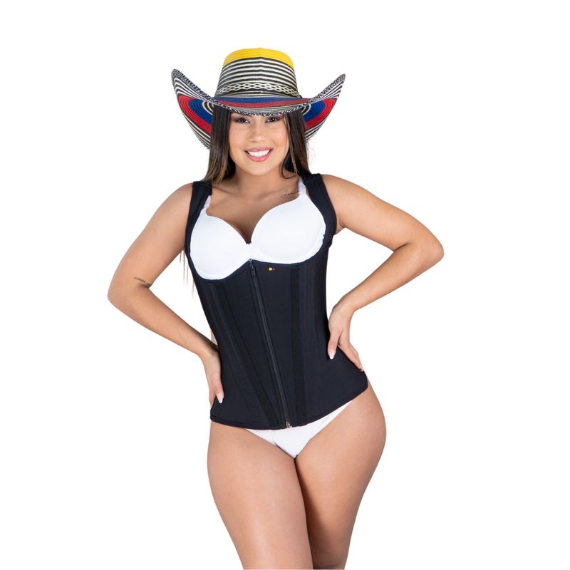 GENERICO - FAJA TIPO CHALECO DE POWERNET COLOMBIANO CON TIRANTE GRUESO