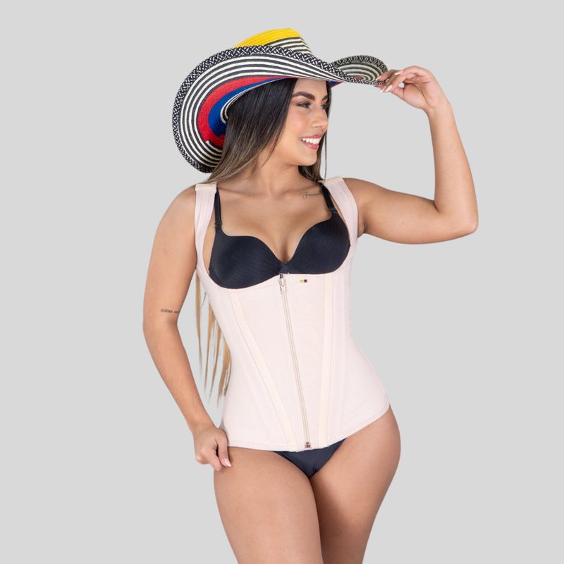 GENERICO - FAJA TIPO CHALECO DE POWERNET COLOMBIANO CON TIRANTE GRUESO