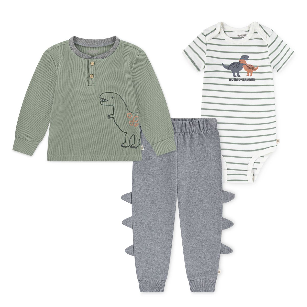 HUGGIES - Conjunto para Niño Bebé Playwear 3Set Huggies