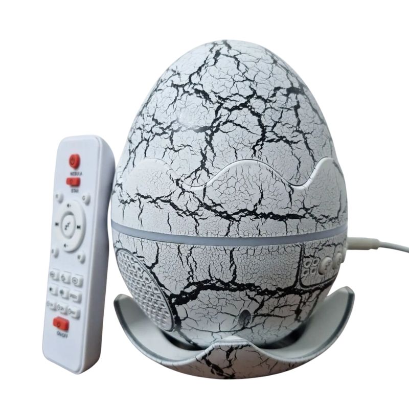 GENERICO - Proyector LED Huevo Dinosaurio con Luz Nocturna y Música
