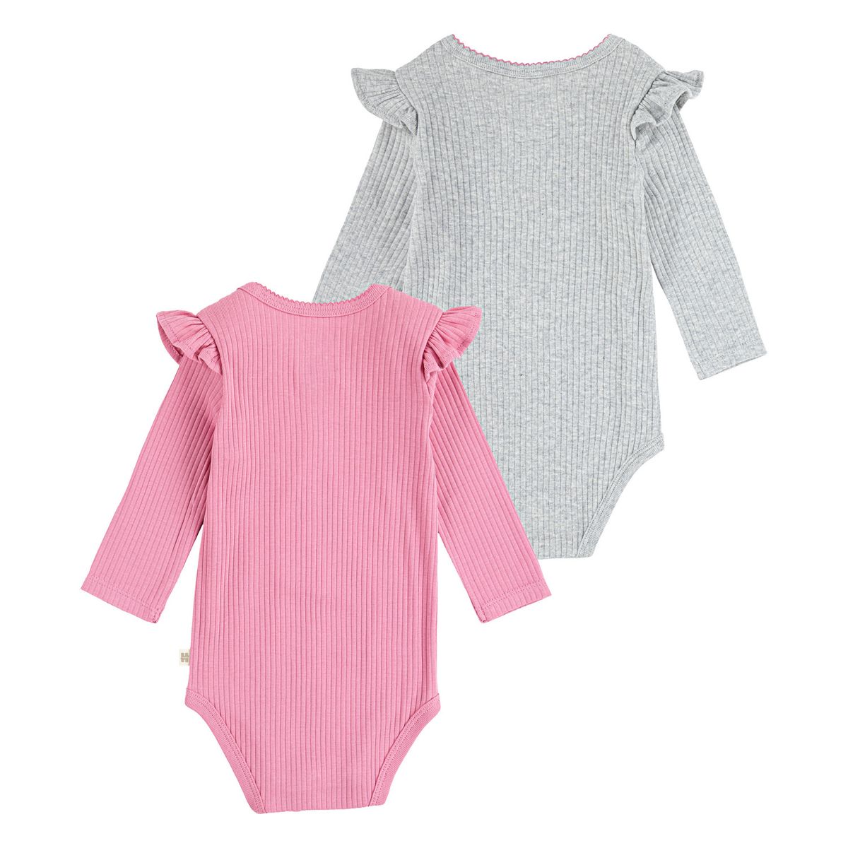 HUGGIES - Body para Niña Bebé Manga Larga 2Pack Huggies