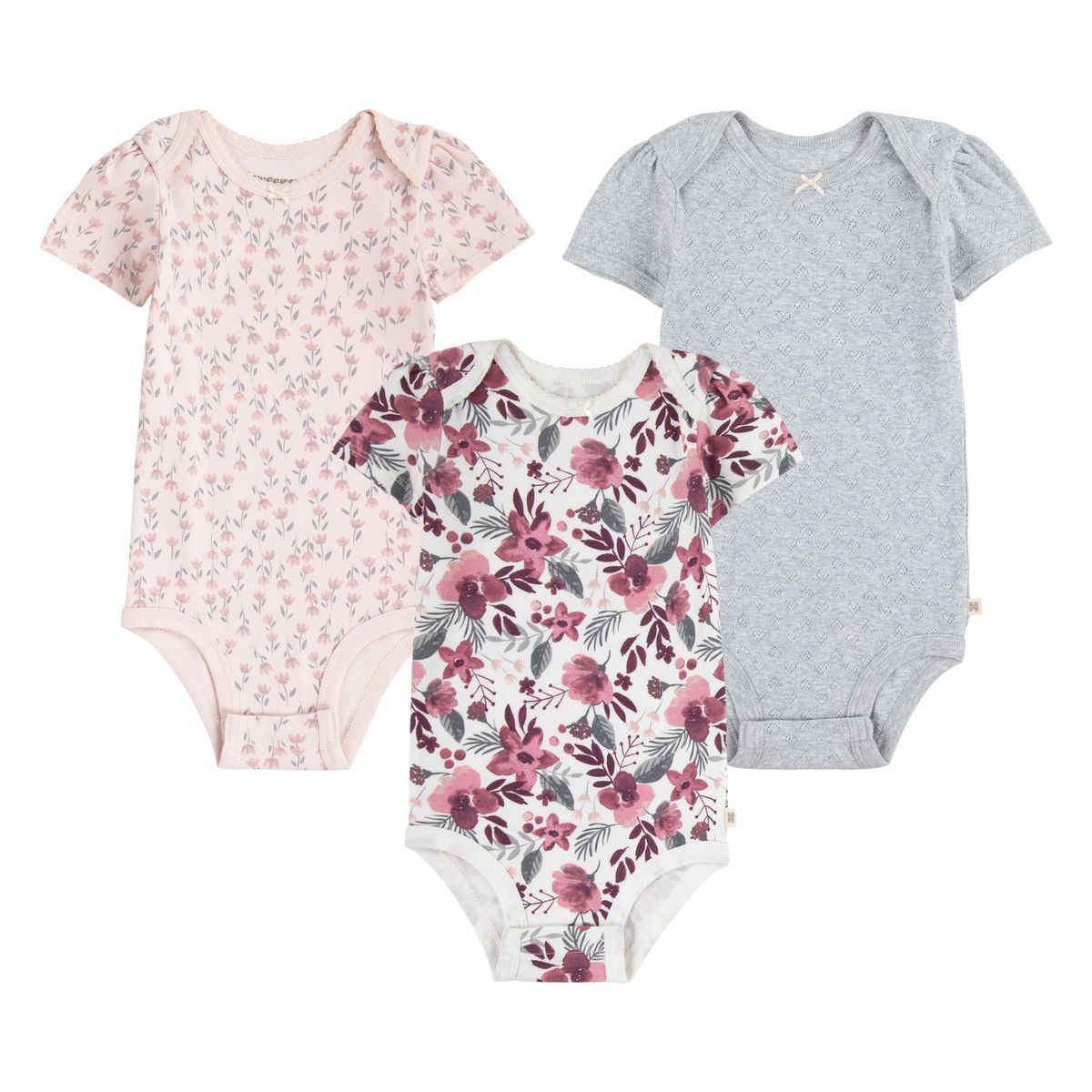 HUGGIES - Body para Niña Bebé 3Pack Huggies