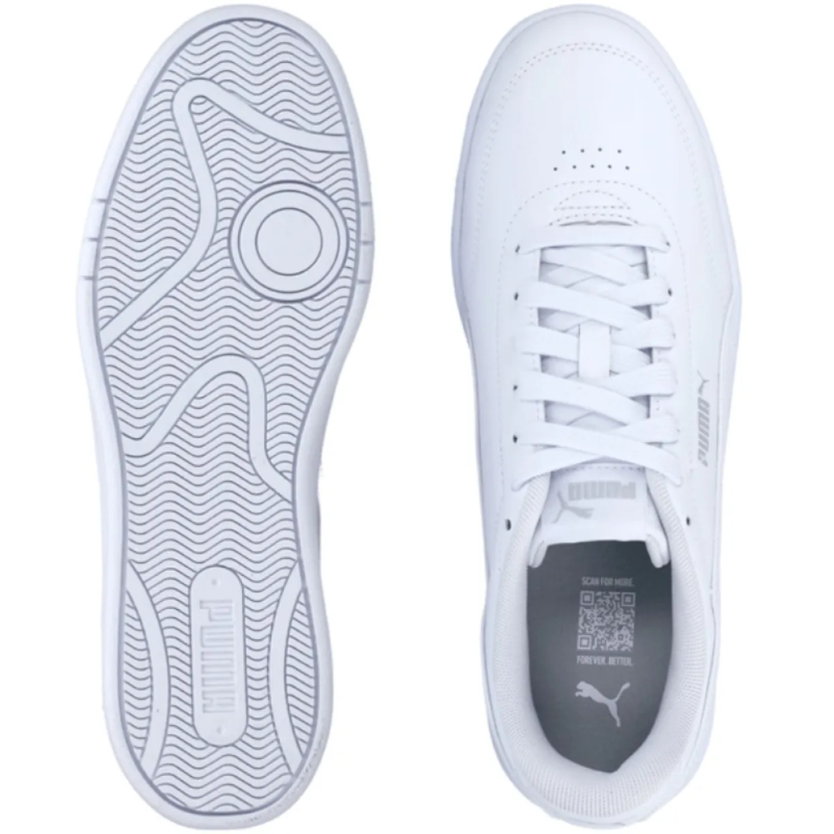 PUMA - Zapatilla Puma Court Classic Clean 402223 02 Blanco Hombre