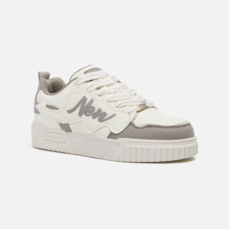NEW ATHLETIC - Zapatillas New Athletic Skateboarding Square97 Crema Con Gris Mujer