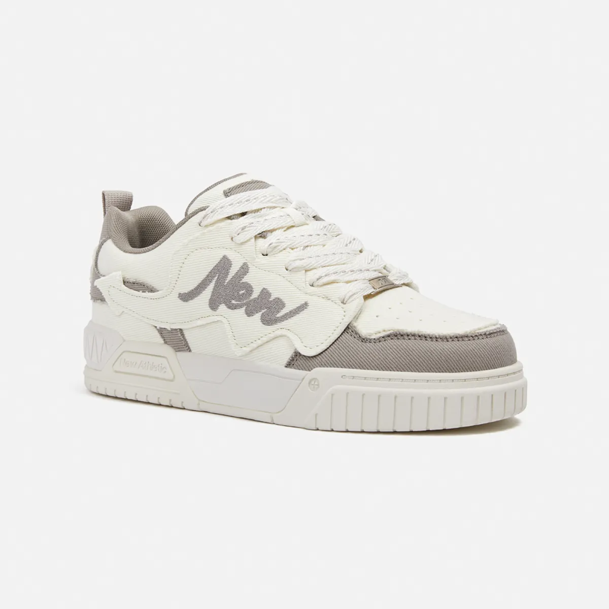 NEW ATHLETIC - Zapatillas New Athletic Skateboarding Square97 Crema Con Gris Mujer