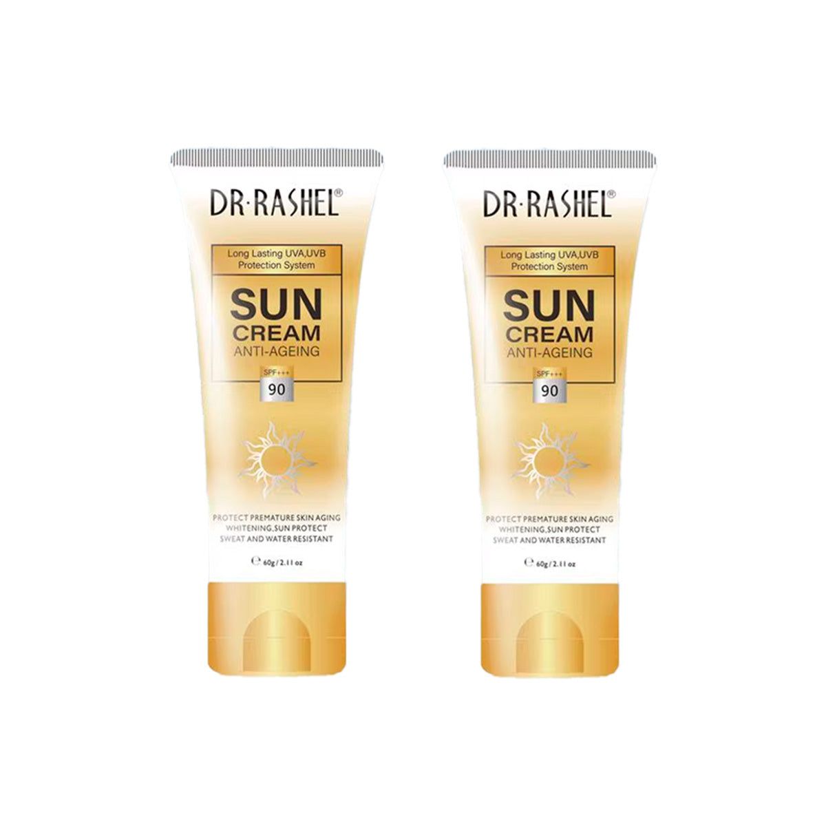 GENERICO - 2 und Bloqueador Solar 90 SPF Sun Cream - Dr Rashel
