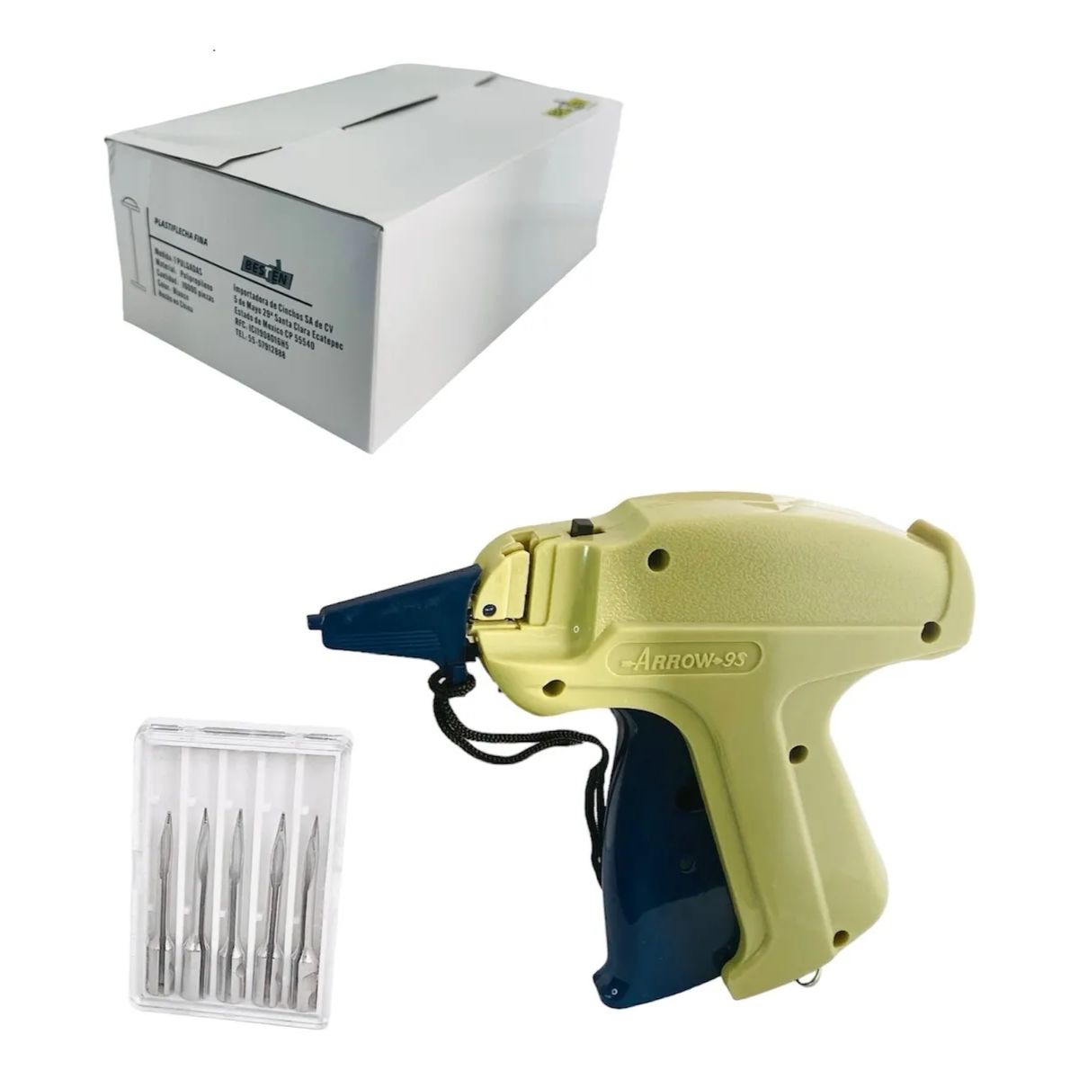 ARROW - Kit Pistola Etiquetadora 5000 Precintos De 1cm +5 Agujas