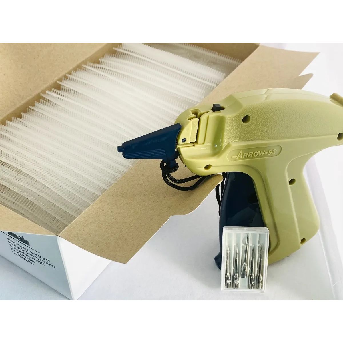ARROW - Kit Pistola Etiquetadora 5000 Precintos De 1cm +5 Agujas