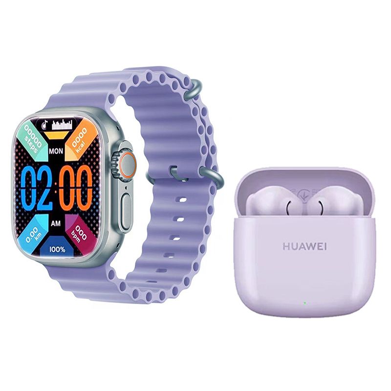 HUAWEI - Audífonos Huawei Freebuds Se 2-Morado y Reloj Inteligente Toumi S8-P