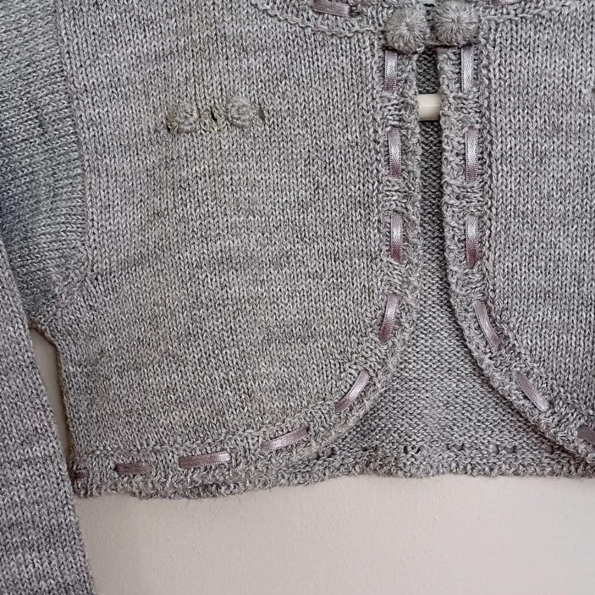 GENERICO - Bolero Chaqueta Corta Cintas Mandalay Knits