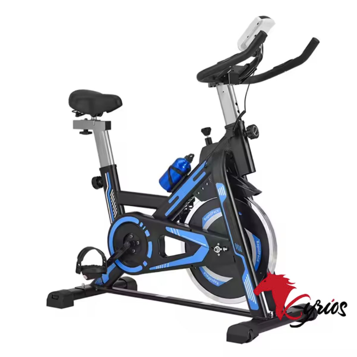 GENERICO - Spinning Bicicleta Estacionaria 12kg Color Azul