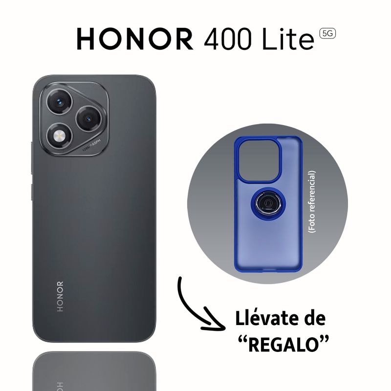 HONOR - HONOR 400 LITE 5G 8GB RAM 256GB REGISTRADO COLOR NEGRO NOCTURNO CON ESTUCHE DE REGALO
