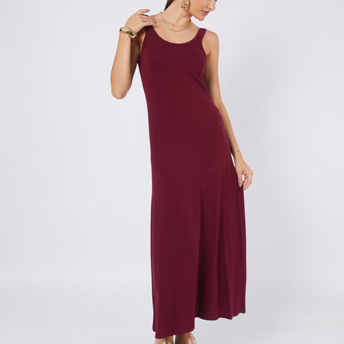 BANATY - VESTIDO VISCOSA MANGA CERO DE MUJER