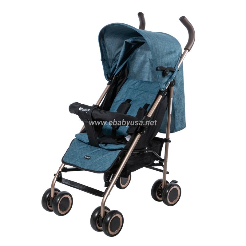 EBABY - Coche Bastón  Reclinable Ebaby  Travis 214-4 Azul