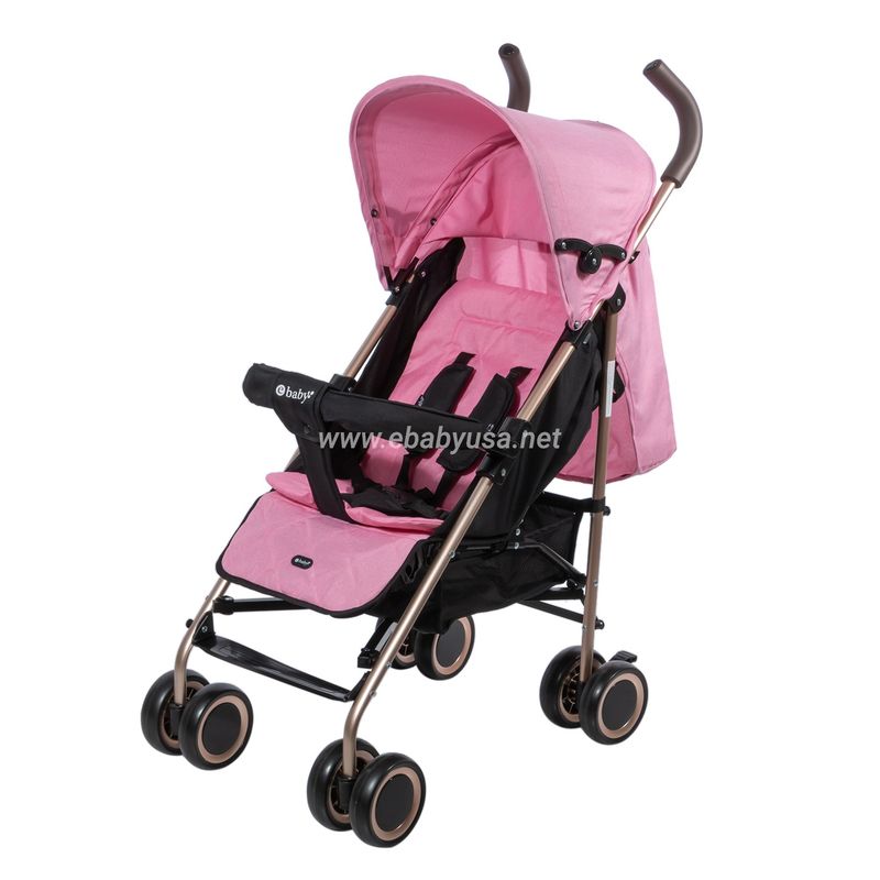 EBABY - Coche Bastón  Reclinable Ebaby  Travis 214-4 Rosado