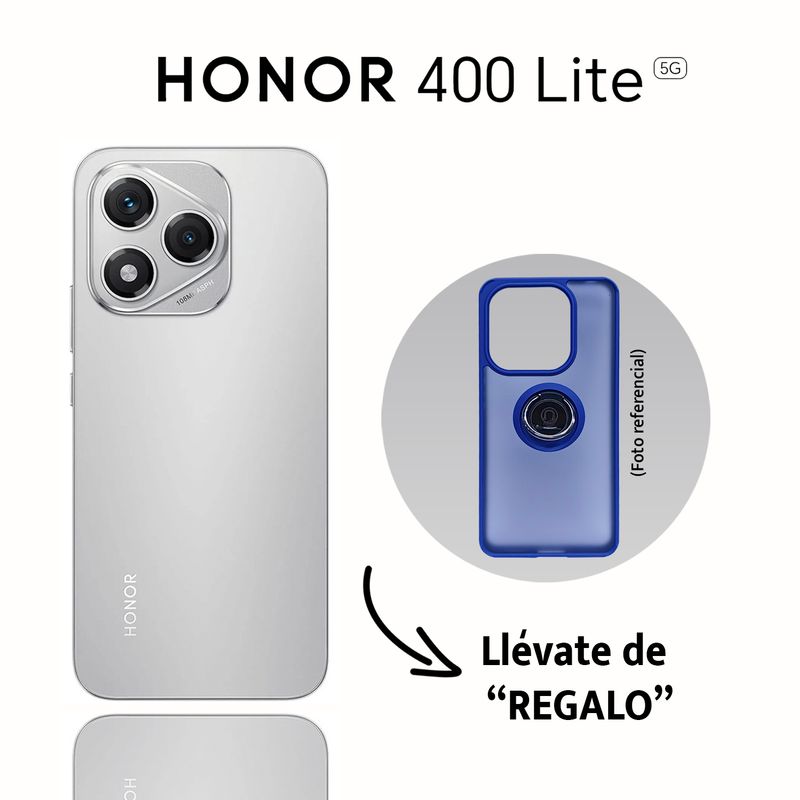HONOR - HONOR 400 LITE 5G 8GB RAM 256GB REGISTRADO COLOR GRIS ROCA LUNAR CON ESTUCHE DE REGALO