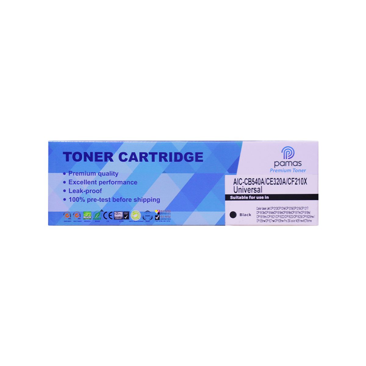 UNIVERSAL COLORS - Toner Compatible Pamas 125A - CB540A BLACK