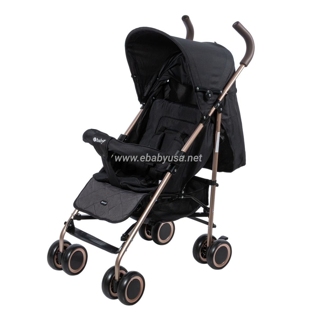 EBABY - Coche Bastón  Reclinable Ebaby  Travis 214-4 Gris