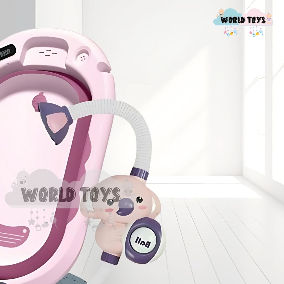 BABY - Bañera Plegable Multiuso «SPLASH» Pink