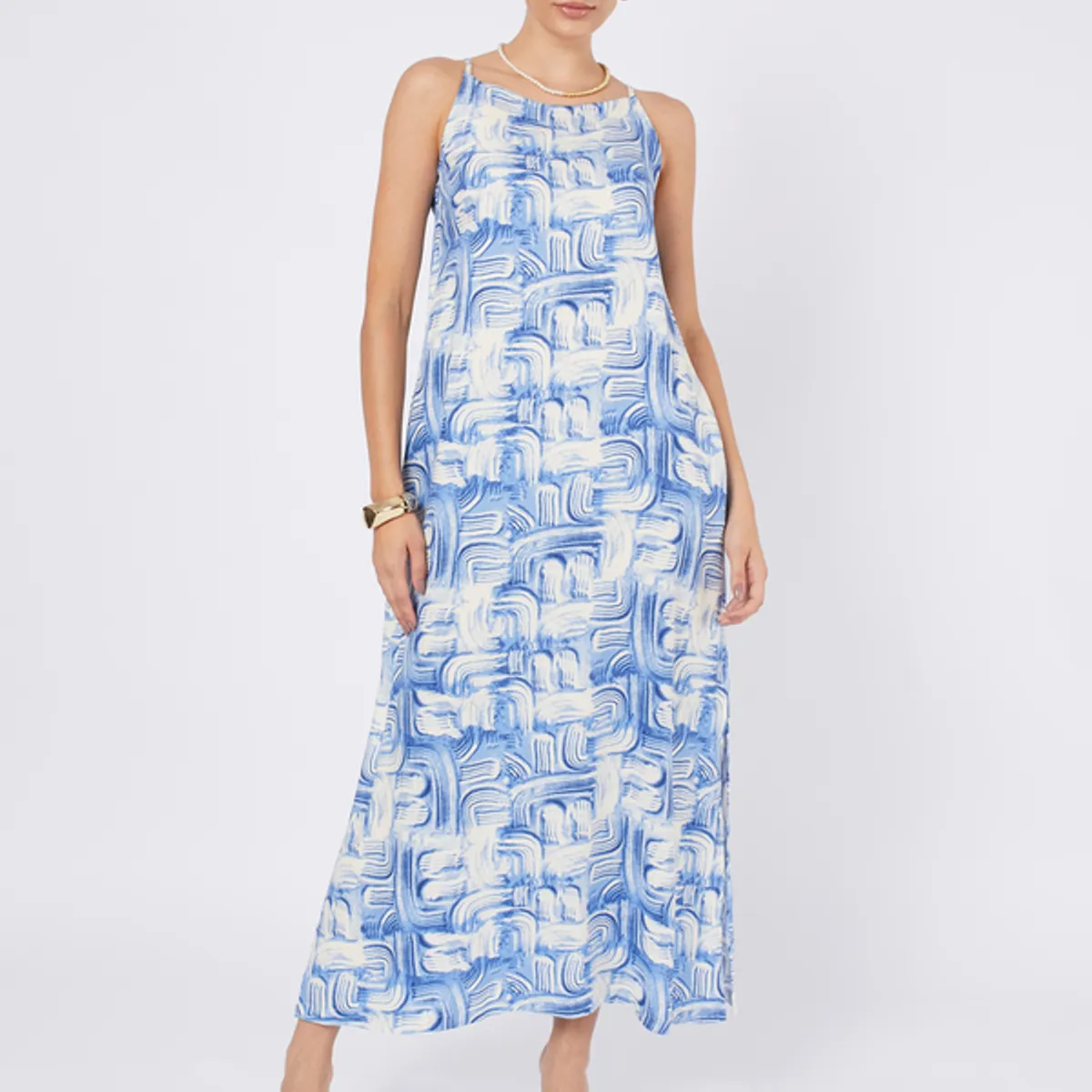 BANATY - VESTIDO LARGO DE RAYON DEBORA PARA MUJER BANATY