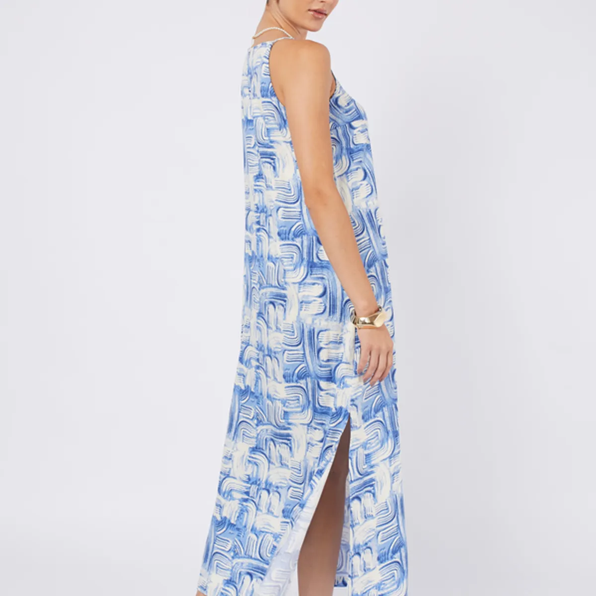 BANATY - VESTIDO LARGO DE RAYON DEBORA PARA MUJER BANATY