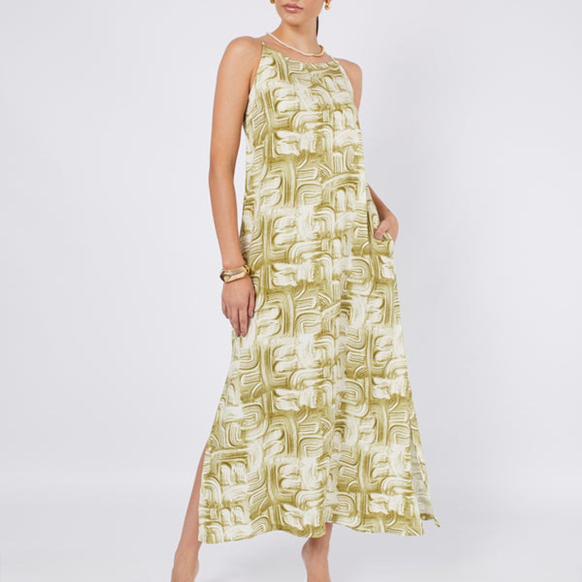 BANATY - VESTIDO LARGO DE RAYON DEBORA PARA MUJER BANATY