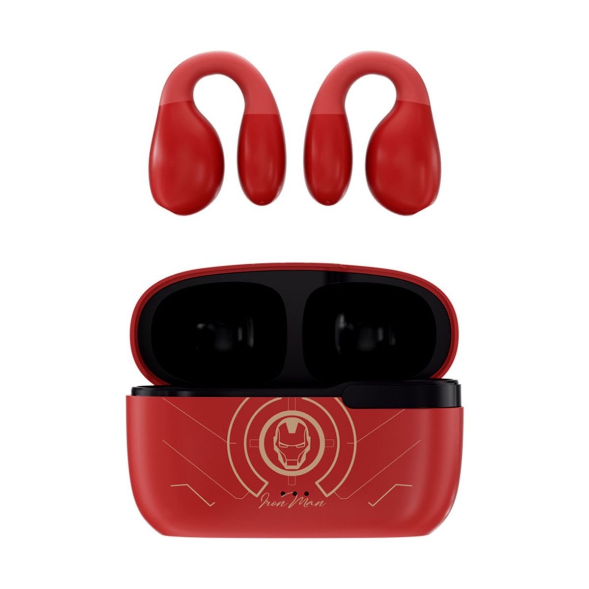 DISNEY - Audifonos Inalambricos Bluetooth Con Clip Marvel Avengers Rojo