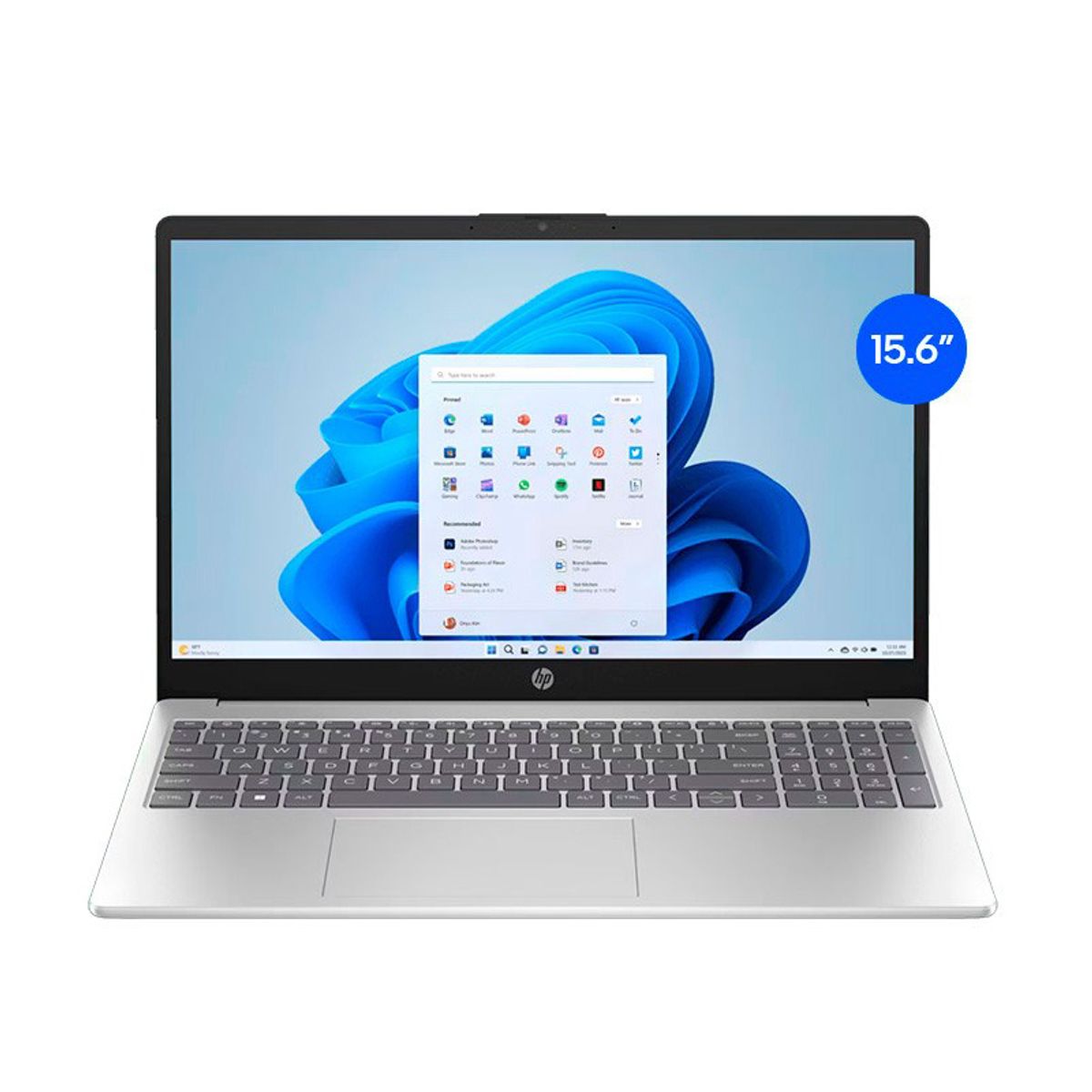 HP - Notebook HP 15-fc0012la 15 6 FHD IPS AMD Ryzen 7 7730U 2 0-4 5GHz 16GB DDR4-3200MHz