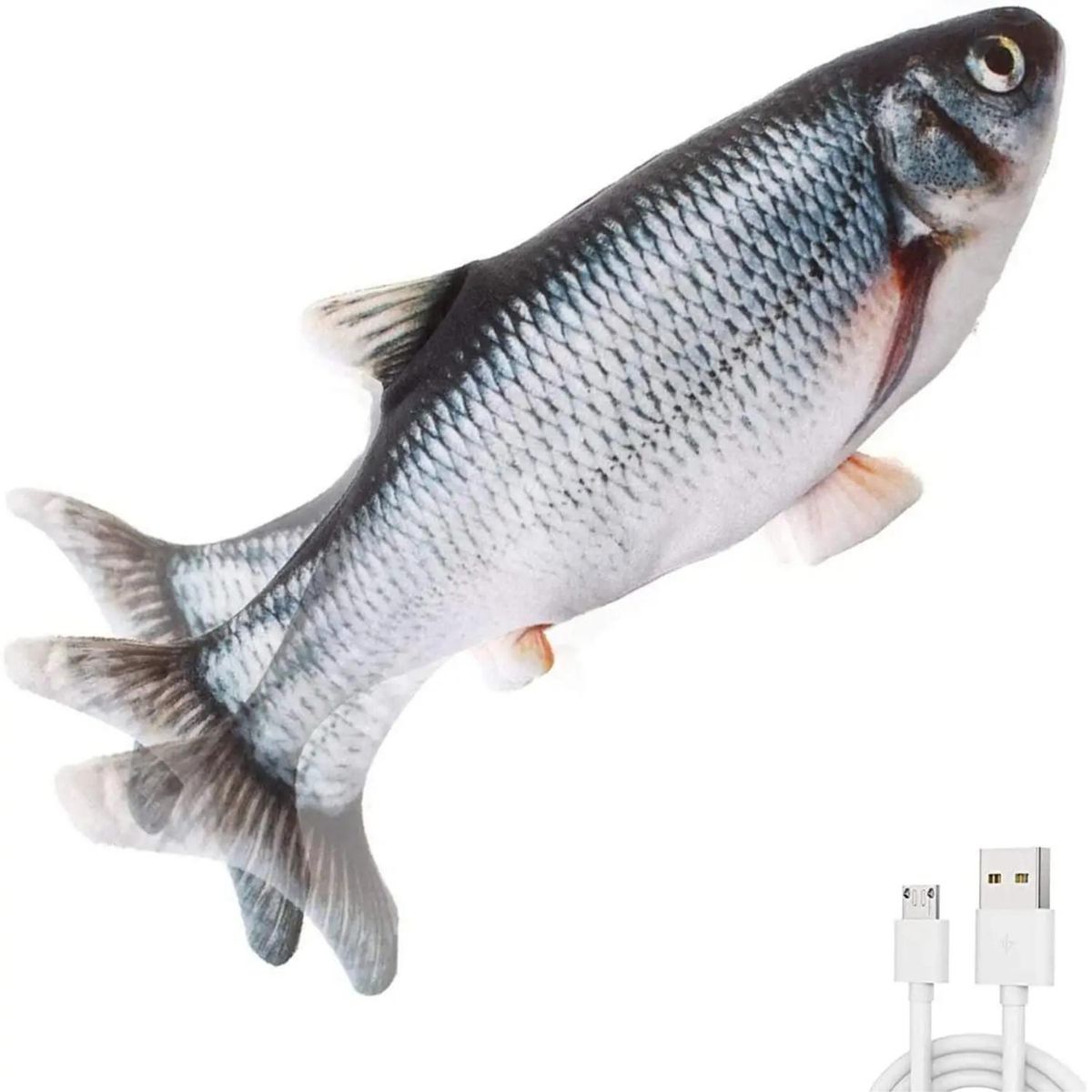 GENERICO - Juguete Pez Electrico para Gatos - Azul