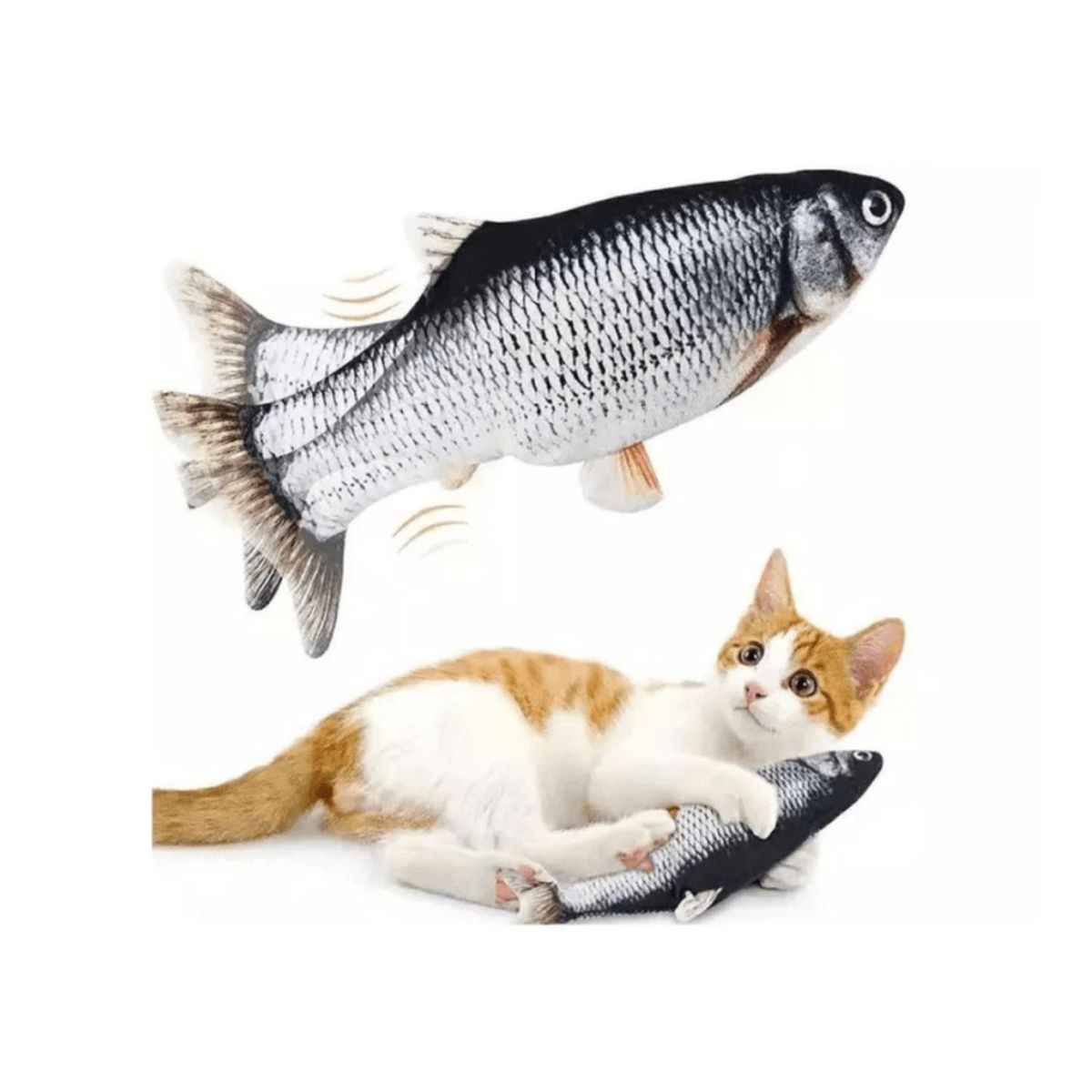 GENERICO - Juguete Pez Electrico para Gatos - Azul