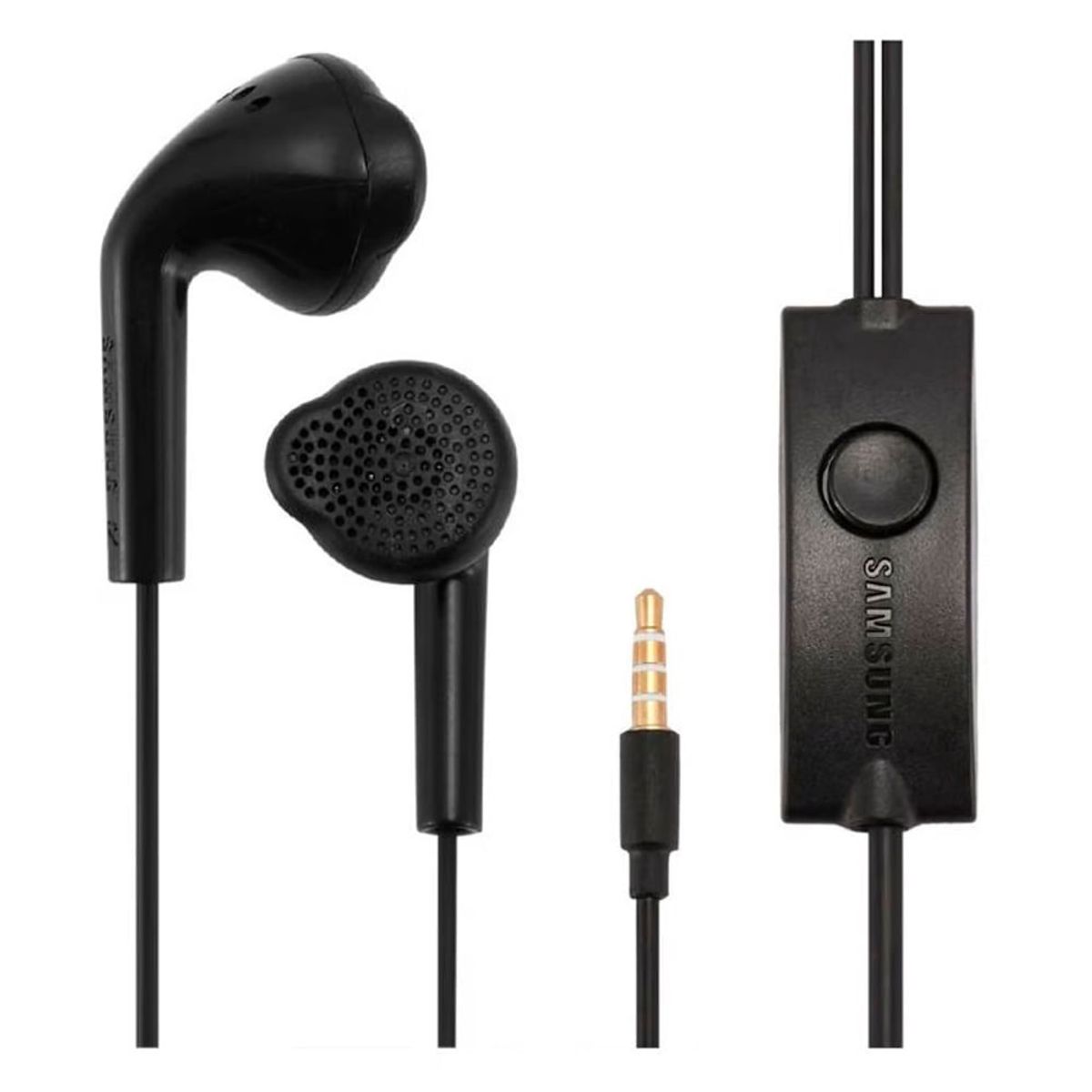 SAMSUNG - Audífonos Samsung On-Ear Cableados NEGROS Original Con Micrófono