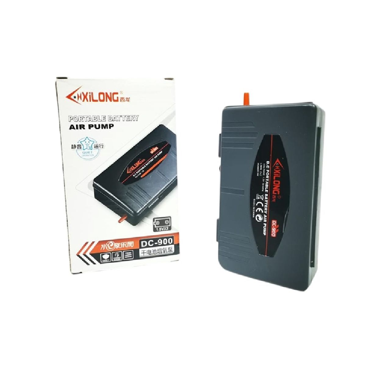 GENERICO - Bomba de aire portátil a batería Xilong acuario pecera