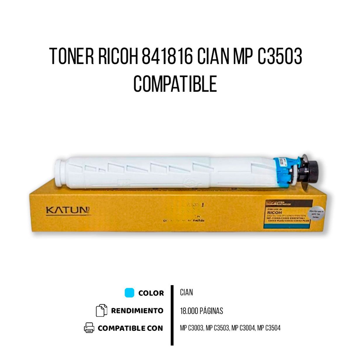 RICOH - Toner Ricoh 841816 Cian Compatible