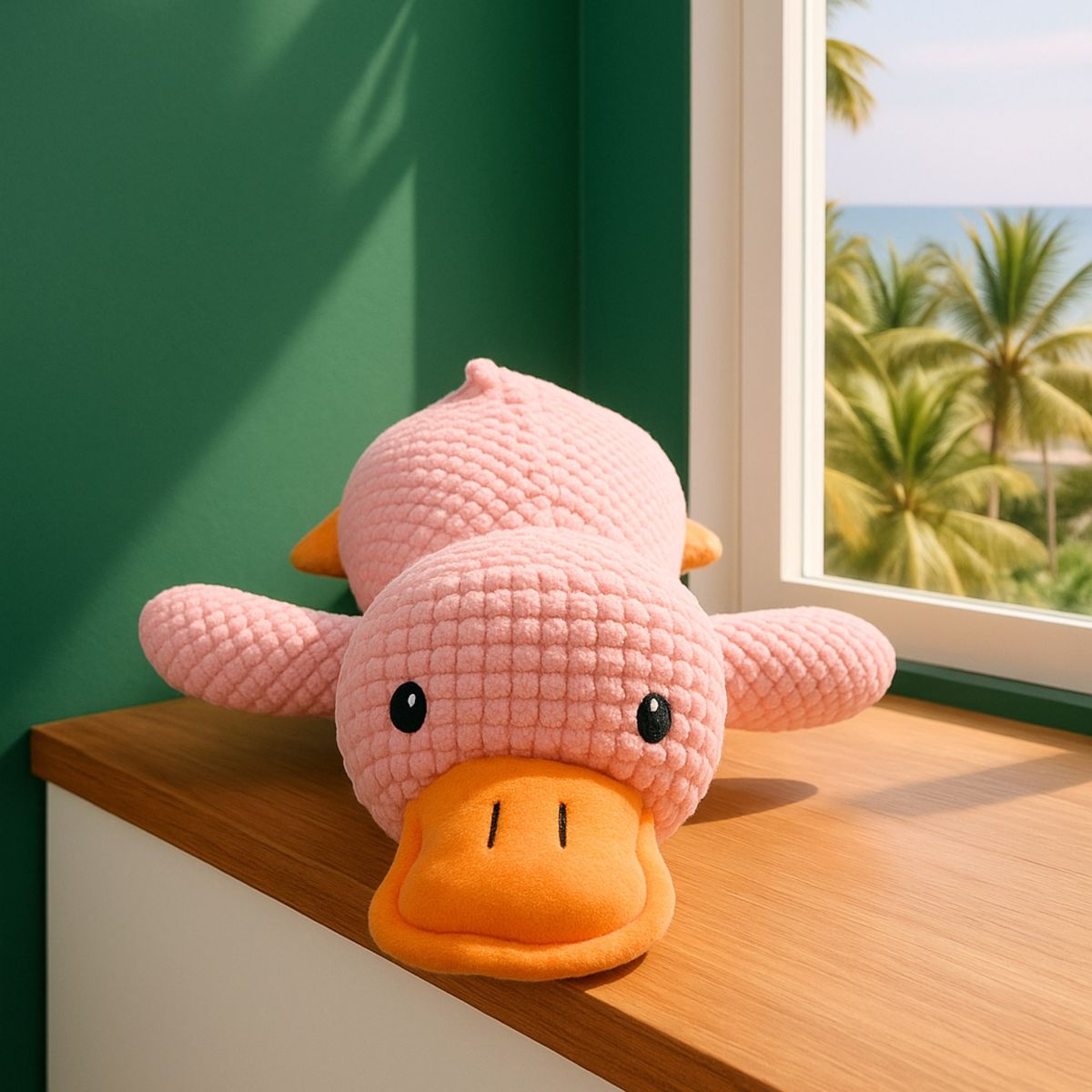 GENERICO - Pato Peluche Amigable  Juguete para Mascotas