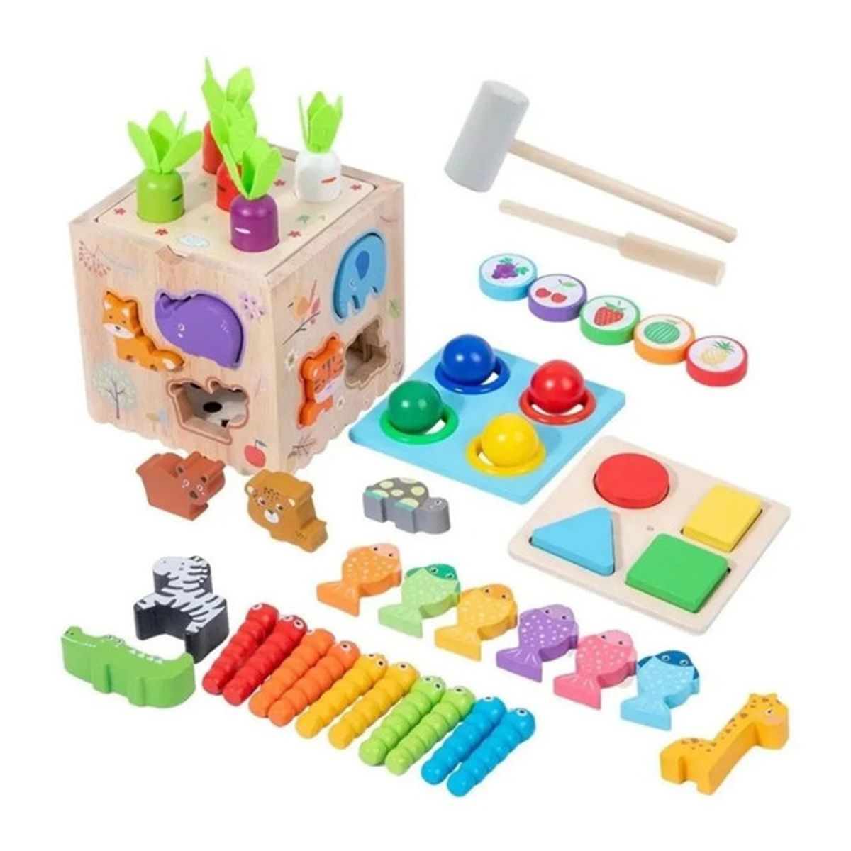 GENERICO - Juguete Multifuncional De Madera