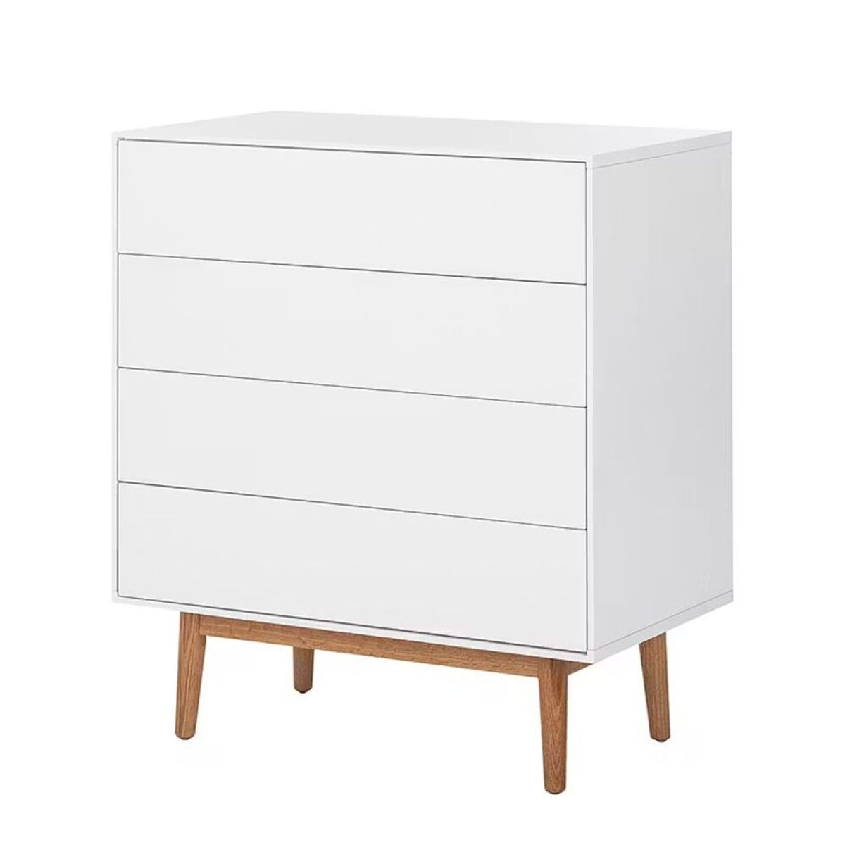 R&R MUEBLES - Comoda Moderna Sakurako  Blanco R&R MUEBLES