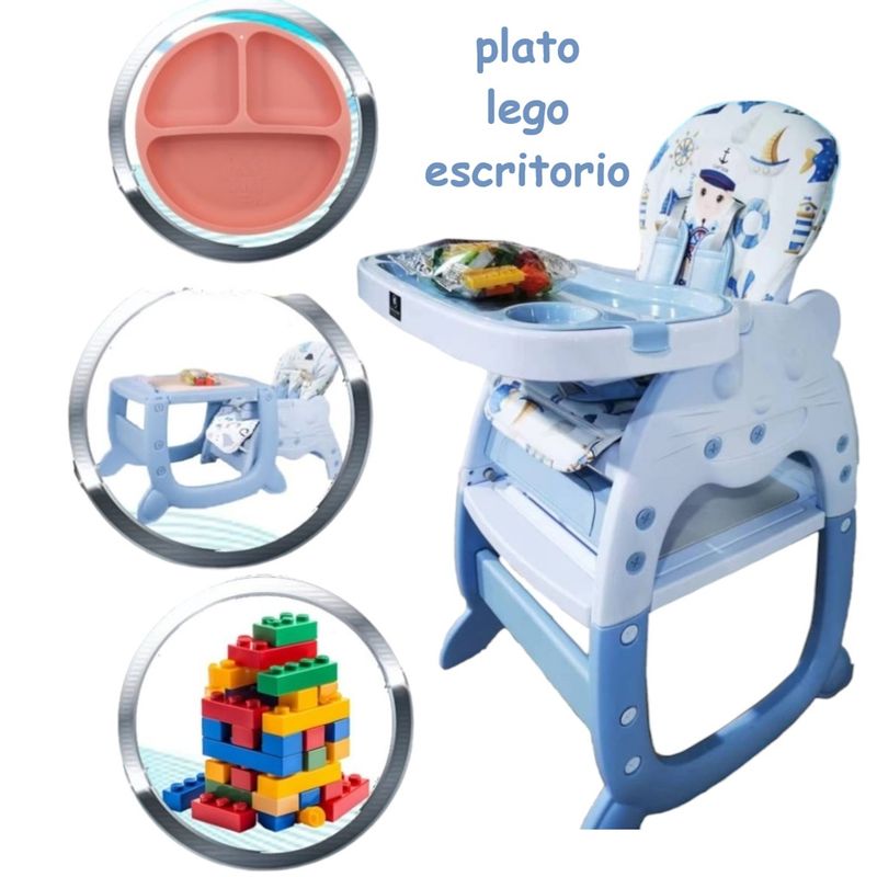 GENERICO - Silla convertible en Escritorio Gato 3 en 1 Cl