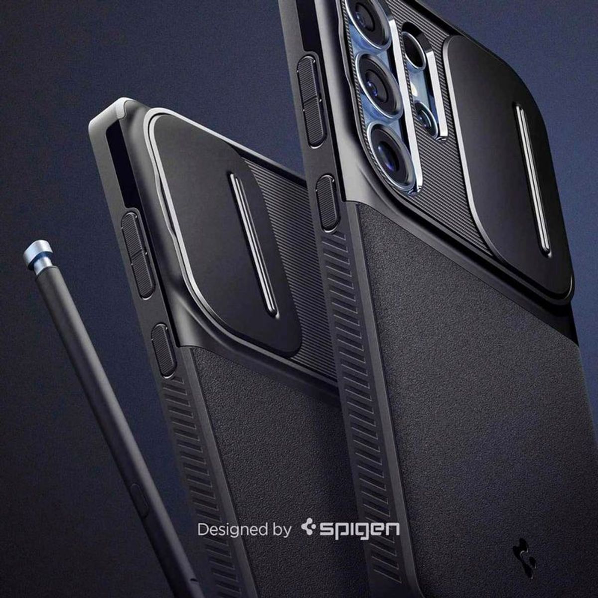 SPIGEN - Case Spigen Galaxy S25 Ultra Protector Lente Certificado Negro