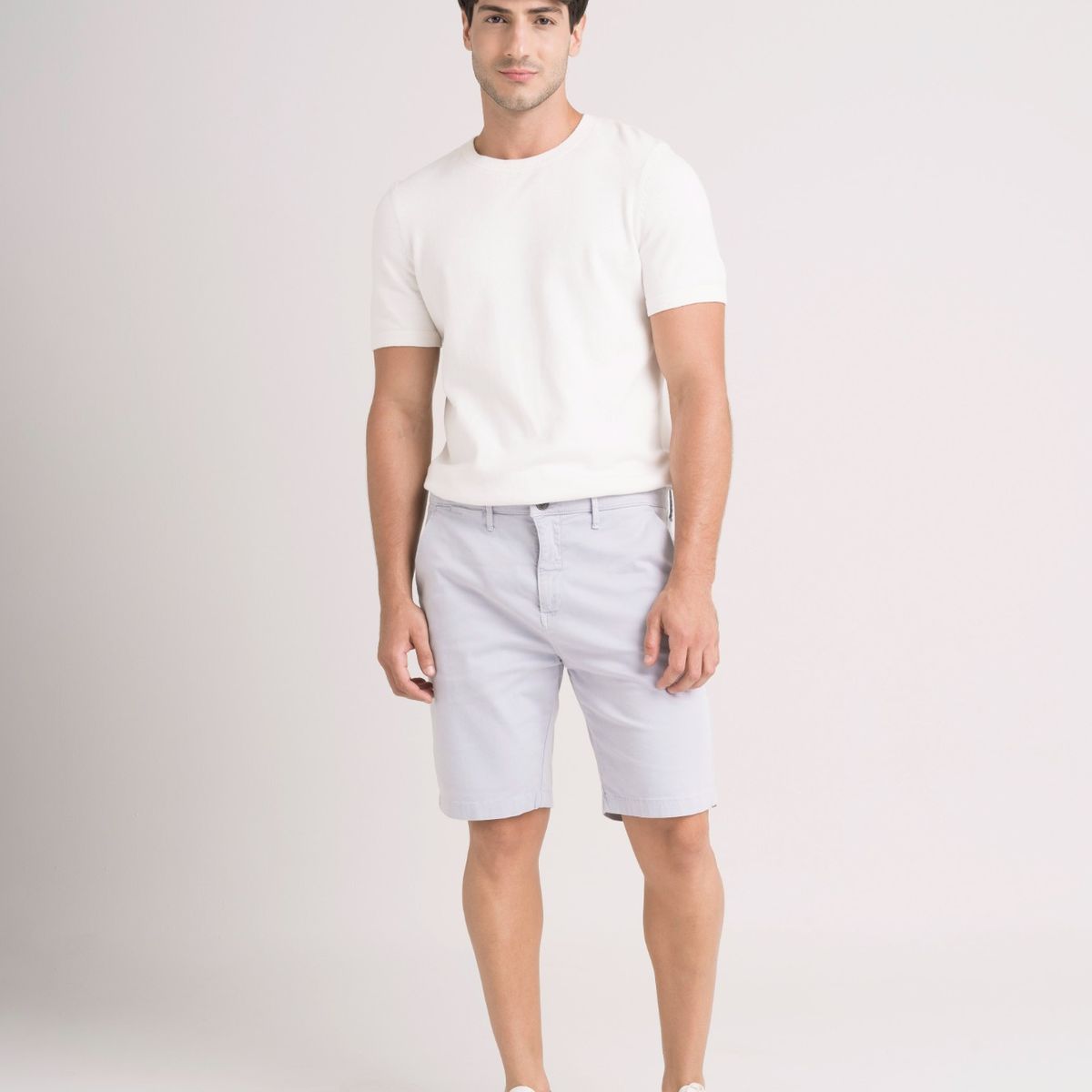 VELEZ - Vélez Bermuda Semifit Caruso Hombre Casual Deportiva Lila