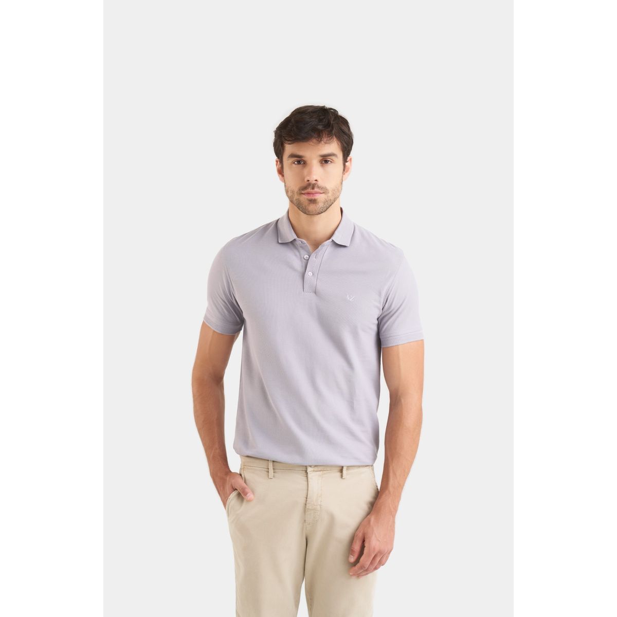 VELEZ - Vélez Polo Casual Algodón Pima Lila