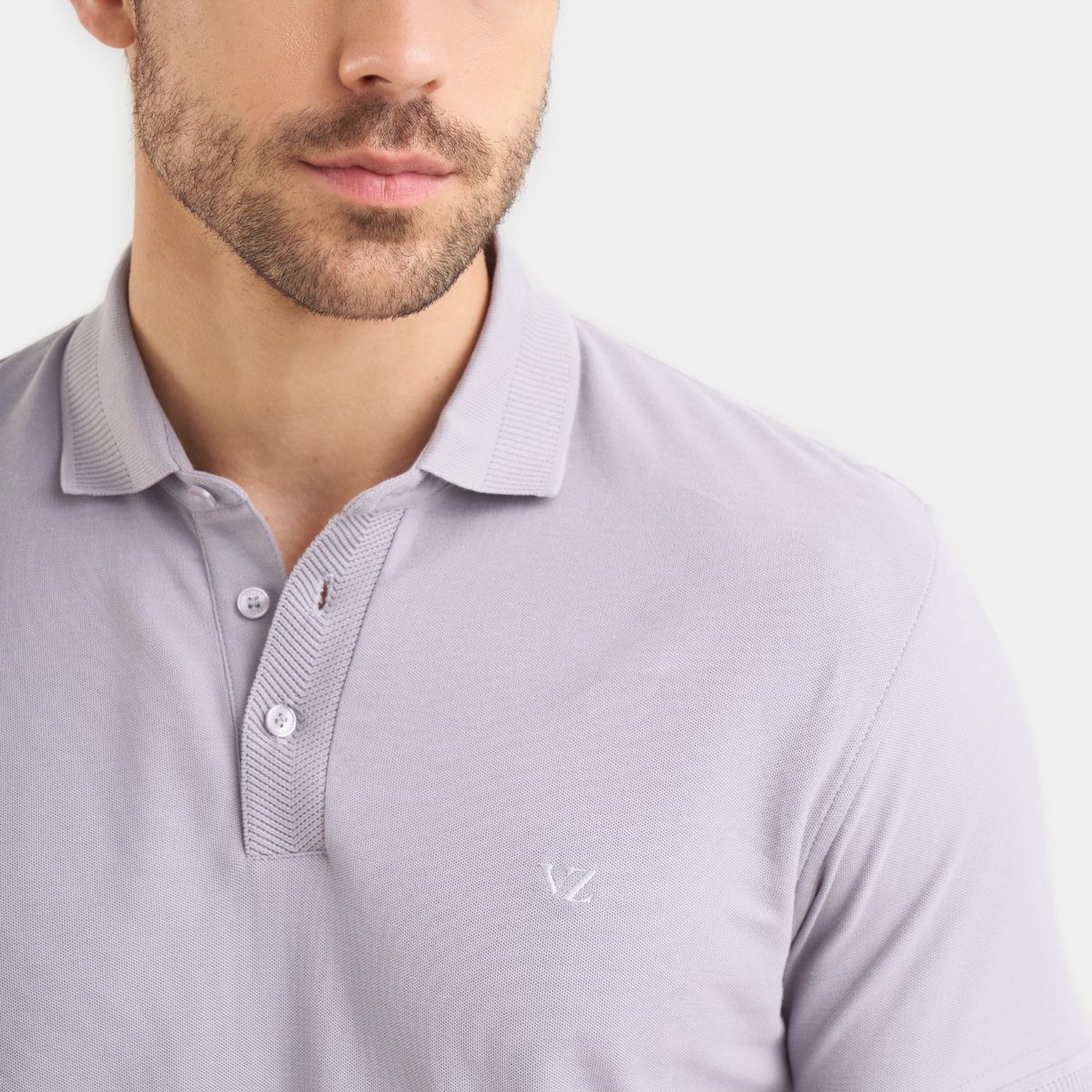 VELEZ - Vélez Polo Casual Algodón Pima Lila