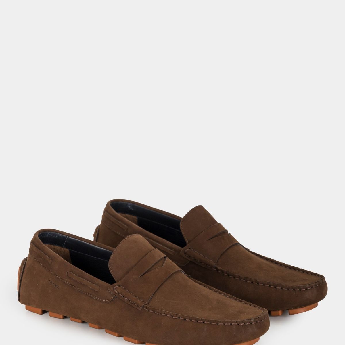 VELEZ - Vélez Mocasines Boston De Cuero Hombre Silueta Driver Café