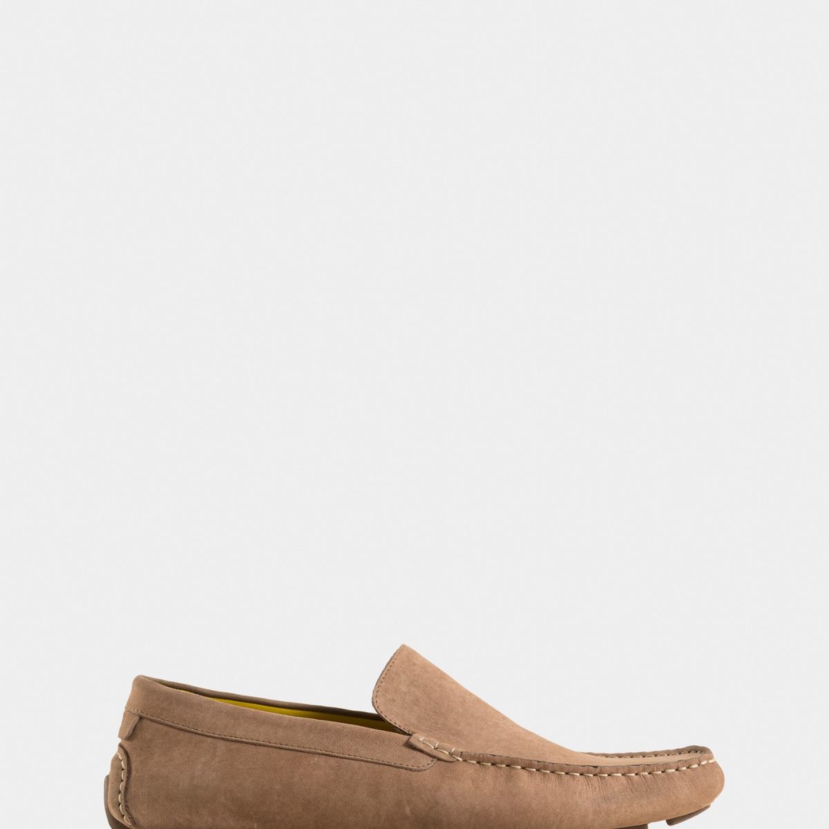 VELEZ - Vélez Mocasines Árida De Cuero Hombre Silueta Clásica Arena