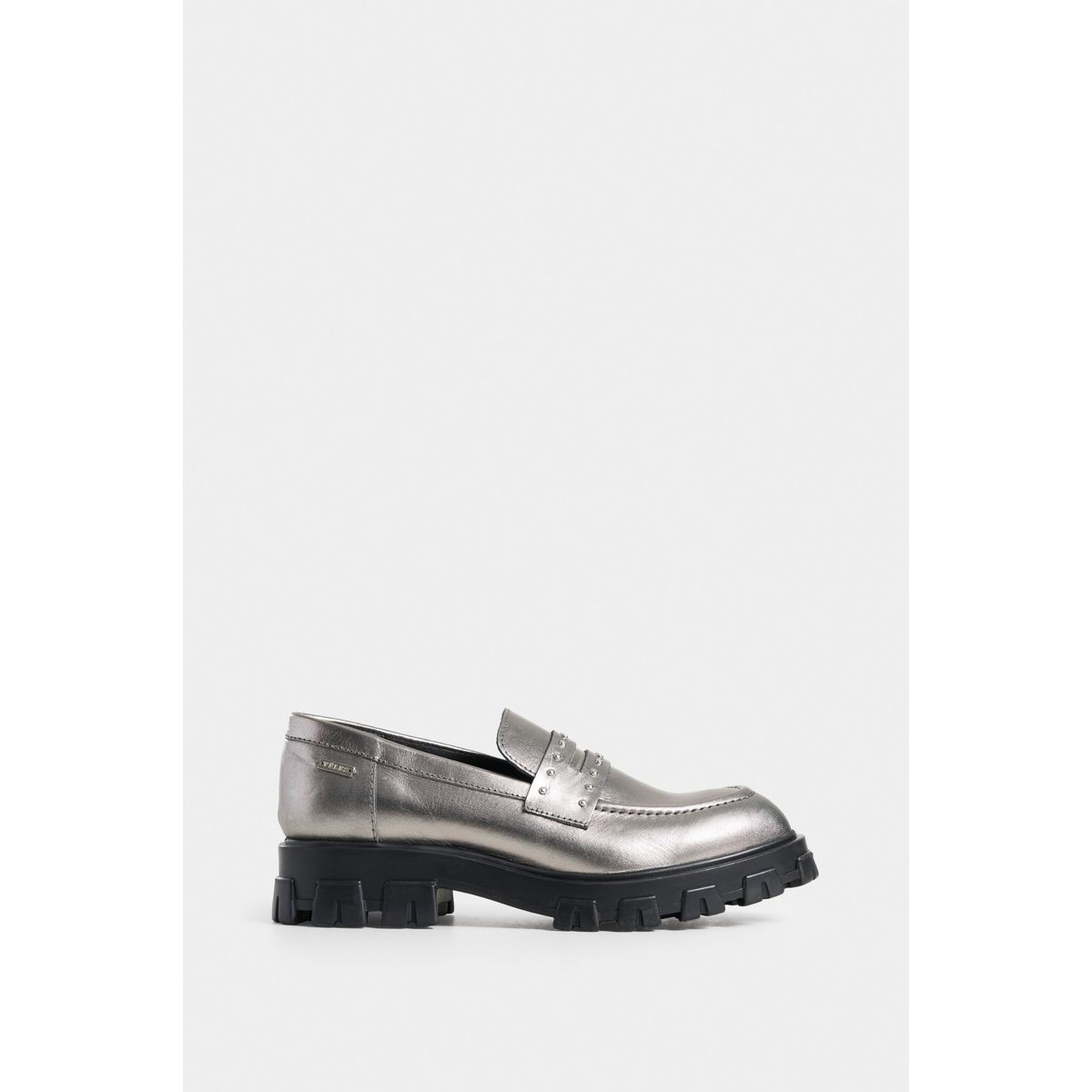 VELEZ - Vélez Mocasines Dafni Cuero Mujer Antifaz Taches Grafito